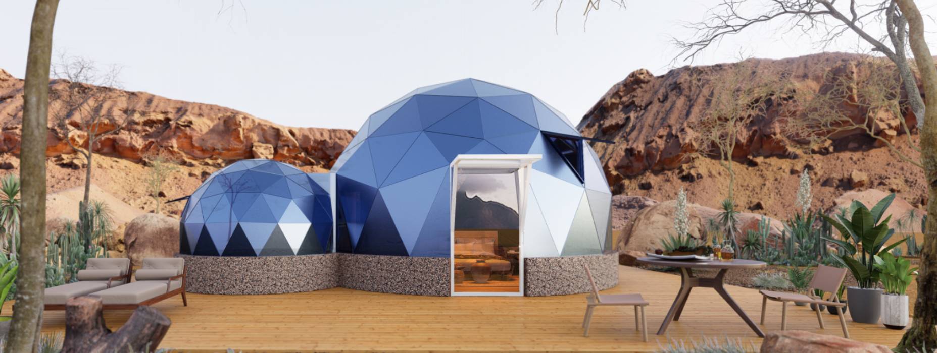 巴音郭楞球形智能光伏玻璃星空房